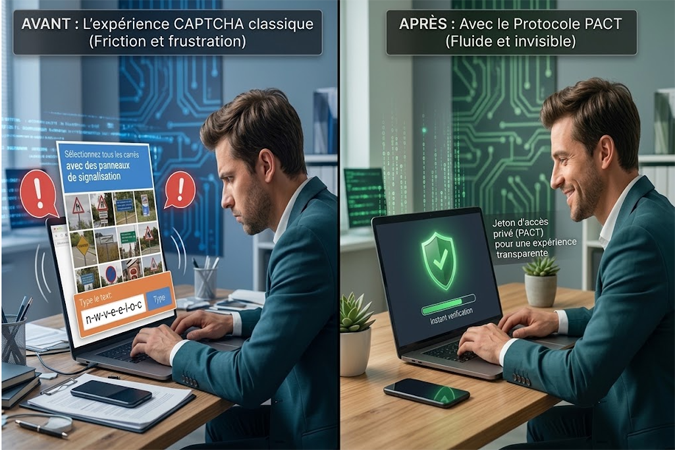 Protocole PACT : est-ce la fin des CAPTCHA sur vos sites clients ?