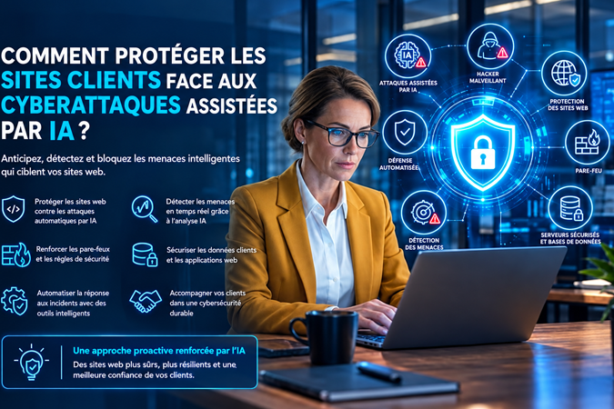 Sécurité web : comment protéger les sites clients face aux cyberattaques assistées par IA ?