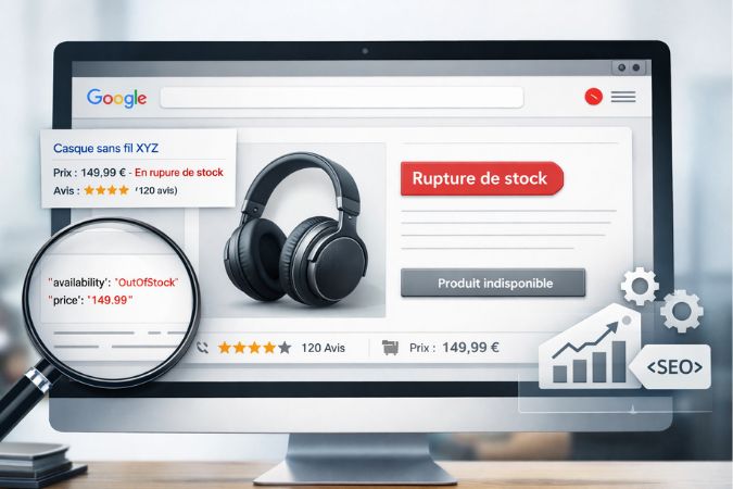 Produit en rupture de stock : les nouvelles règles de Google
