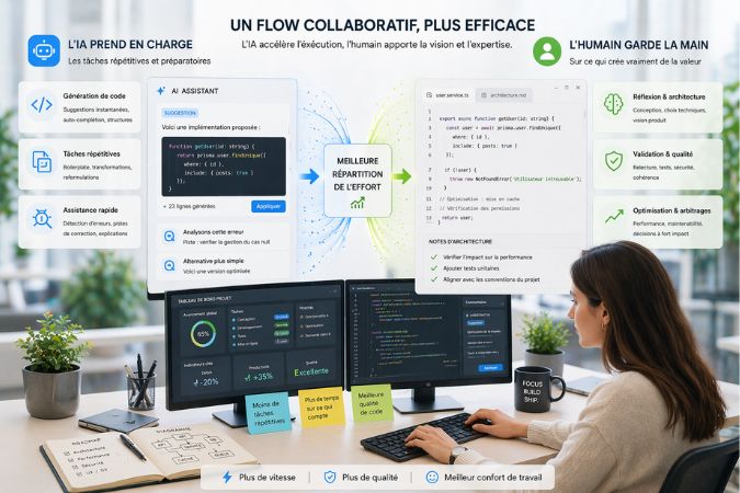 utilisation de l'IA dans le développement web