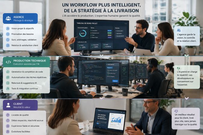 utilisation de l'IA dans le développement web