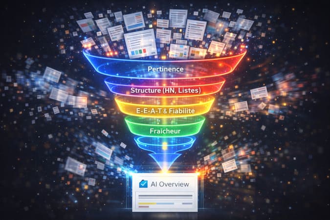 Choix de contenus par Google