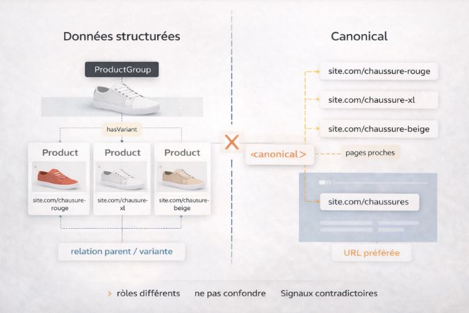 balisage des variantes produit