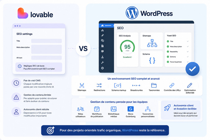 lovable vs WordPress